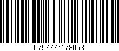 Código de barras (EAN, GTIN, SKU, ISBN): '6757777178053'