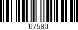 Código de barras (EAN, GTIN, SKU, ISBN): '67580'
