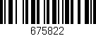 Código de barras (EAN, GTIN, SKU, ISBN): '675822'