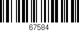 Código de barras (EAN, GTIN, SKU, ISBN): '67584'