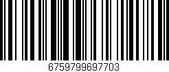 Código de barras (EAN, GTIN, SKU, ISBN): '6759799697703'