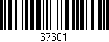 Código de barras (EAN, GTIN, SKU, ISBN): '67601'