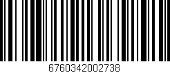 Código de barras (EAN, GTIN, SKU, ISBN): '6760342002738'