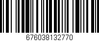 Código de barras (EAN, GTIN, SKU, ISBN): '676038132770'