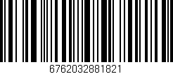 Código de barras (EAN, GTIN, SKU, ISBN): '6762032881821'