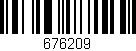 Código de barras (EAN, GTIN, SKU, ISBN): '676209'