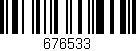 Código de barras (EAN, GTIN, SKU, ISBN): '676533'
