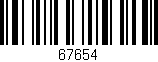 Código de barras (EAN, GTIN, SKU, ISBN): '67654'