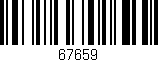 Código de barras (EAN, GTIN, SKU, ISBN): '67659'