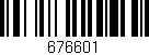 Código de barras (EAN, GTIN, SKU, ISBN): '676601'