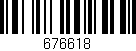 Código de barras (EAN, GTIN, SKU, ISBN): '676618'