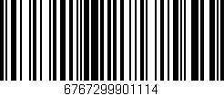 Código de barras (EAN, GTIN, SKU, ISBN): '6767299901114'