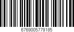 Código de barras (EAN, GTIN, SKU, ISBN): '6769005779185'