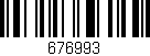 Código de barras (EAN, GTIN, SKU, ISBN): '676993'