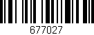 Código de barras (EAN, GTIN, SKU, ISBN): '677027'