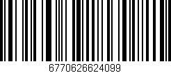 Código de barras (EAN, GTIN, SKU, ISBN): '6770626624099'