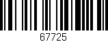 Código de barras (EAN, GTIN, SKU, ISBN): '67725'