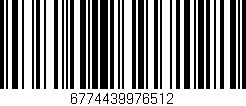 Código de barras (EAN, GTIN, SKU, ISBN): '6774439976512'