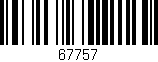 Código de barras (EAN, GTIN, SKU, ISBN): '67757'