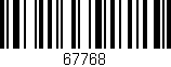 Código de barras (EAN, GTIN, SKU, ISBN): '67768'