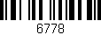 Código de barras (EAN, GTIN, SKU, ISBN): '6778'