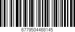 Código de barras (EAN, GTIN, SKU, ISBN): '6779504468145'