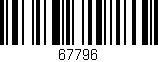Código de barras (EAN, GTIN, SKU, ISBN): '67796'