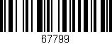 Código de barras (EAN, GTIN, SKU, ISBN): '67799'