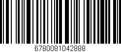 Código de barras (EAN, GTIN, SKU, ISBN): '6780081042888'