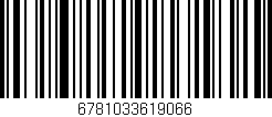 Código de barras (EAN, GTIN, SKU, ISBN): '6781033619066'