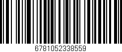Código de barras (EAN, GTIN, SKU, ISBN): '6781052338559'