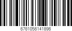 Código de barras (EAN, GTIN, SKU, ISBN): '6781056141896'