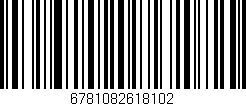 Código de barras (EAN, GTIN, SKU, ISBN): '6781082618102'