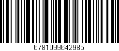 Código de barras (EAN, GTIN, SKU, ISBN): '6781099642985'