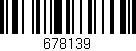 Código de barras (EAN, GTIN, SKU, ISBN): '678139'