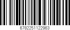 Código de barras (EAN, GTIN, SKU, ISBN): '6782251122963'