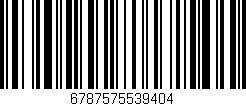 Código de barras (EAN, GTIN, SKU, ISBN): '6787575539404'