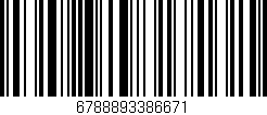 Código de barras (EAN, GTIN, SKU, ISBN): '6788893386671'