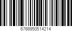 Código de barras (EAN, GTIN, SKU, ISBN): '6788950514214'