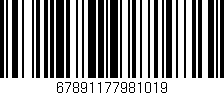 Código de barras (EAN, GTIN, SKU, ISBN): '67891177981019'