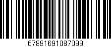 Código de barras (EAN, GTIN, SKU, ISBN): '67891691087099'