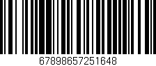 Código de barras (EAN, GTIN, SKU, ISBN): '67898657251648'