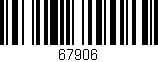 Código de barras (EAN, GTIN, SKU, ISBN): '67906'