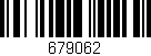 Código de barras (EAN, GTIN, SKU, ISBN): '679062'