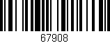 Código de barras (EAN, GTIN, SKU, ISBN): '67908'