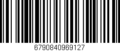 Código de barras (EAN, GTIN, SKU, ISBN): '6790840969127'