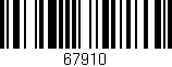 Código de barras (EAN, GTIN, SKU, ISBN): '67910'