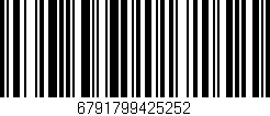 Código de barras (EAN, GTIN, SKU, ISBN): '6791799425252'