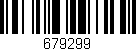 Código de barras (EAN, GTIN, SKU, ISBN): '679299'