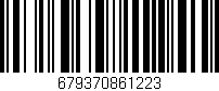 Código de barras (EAN, GTIN, SKU, ISBN): '679370861223'